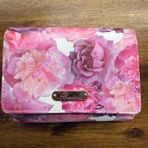 Buxton Pink Floral Women's Wallet